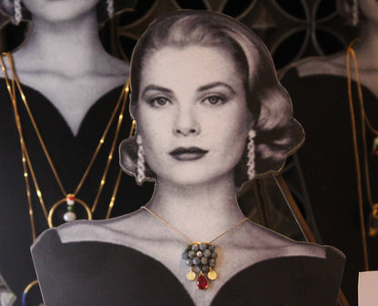 Labradorit Taşlı Kolye